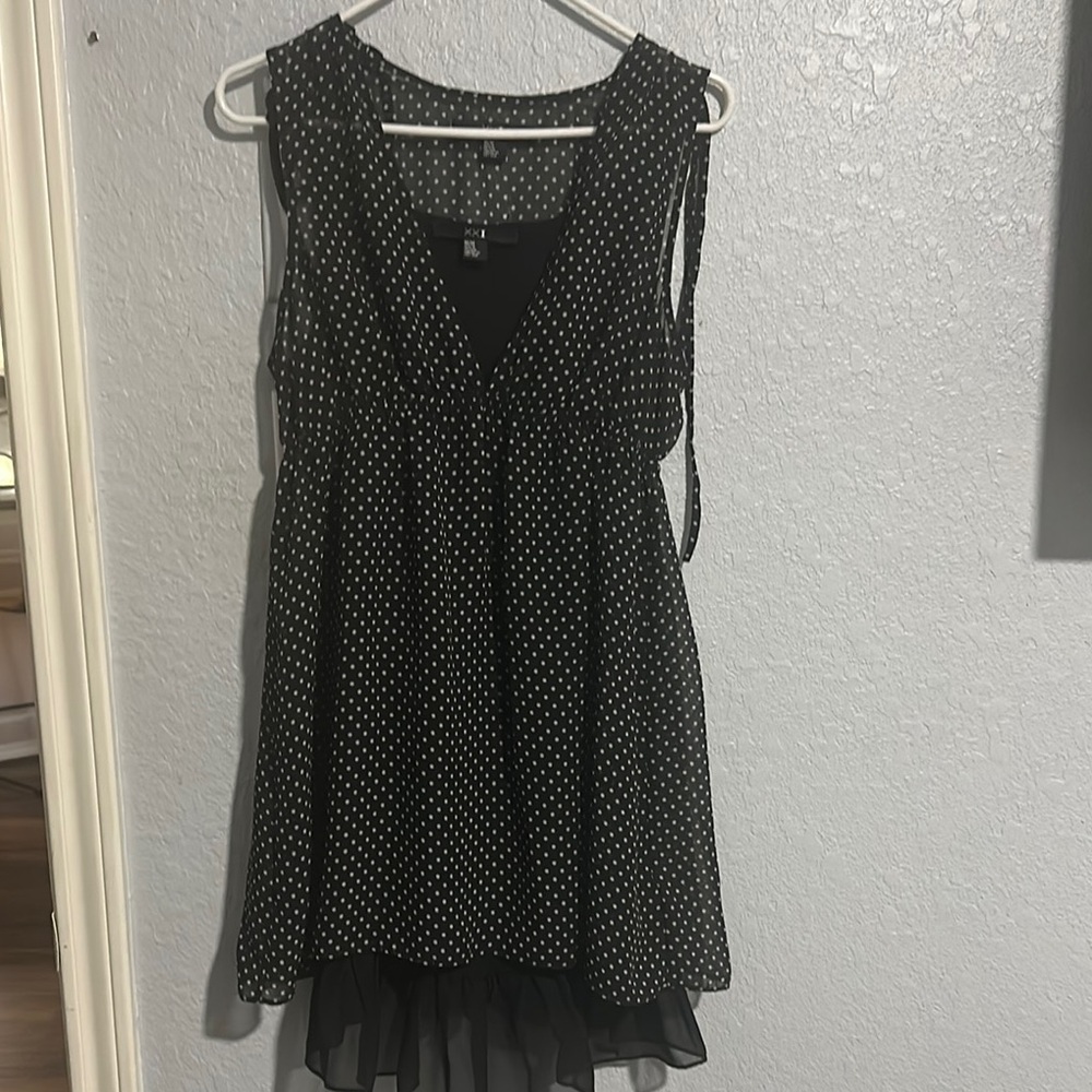 Forever 21 Black and White V-Neck Sundress